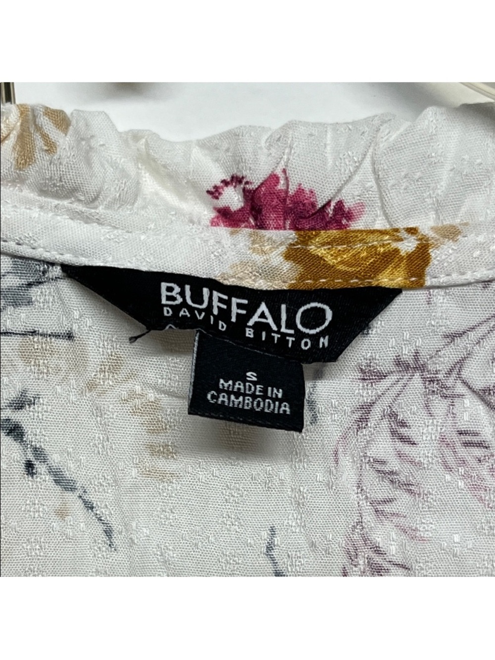 2 Piece Bundle Buffalo David Bitton Floral Boho Blouse Express S 6 - Picture 5 of 7